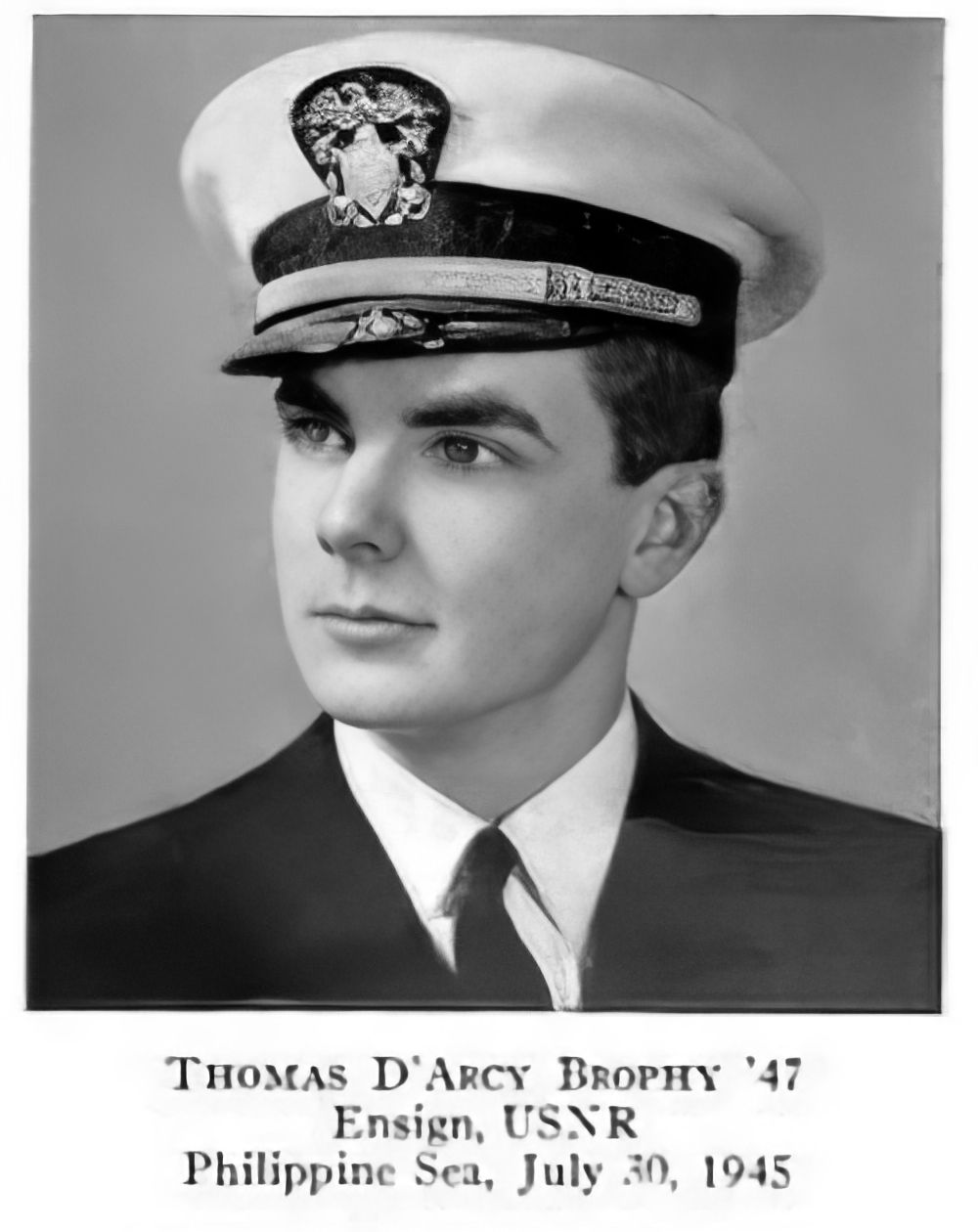Click or Tap to Enlarge Thomas D BROPHY, ENS-Ensign