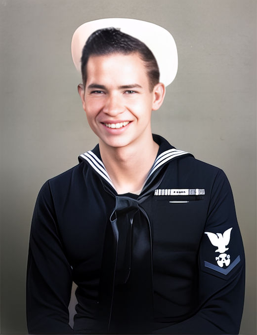 Click or Tap to Enlarge Garland Glen GREGORY, F1-Fireman First Class